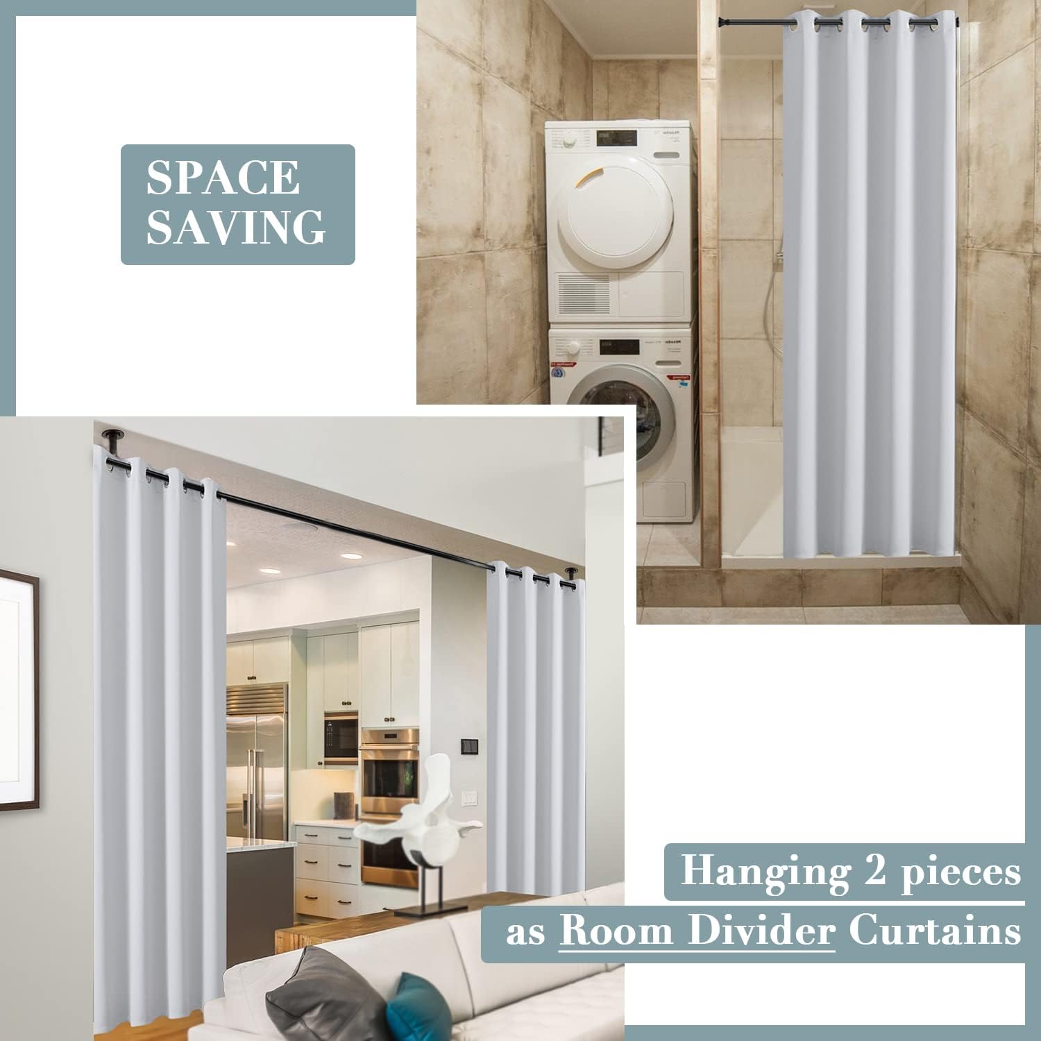 Curtain as Bedroom Door Sound Proof for Doorway Cover