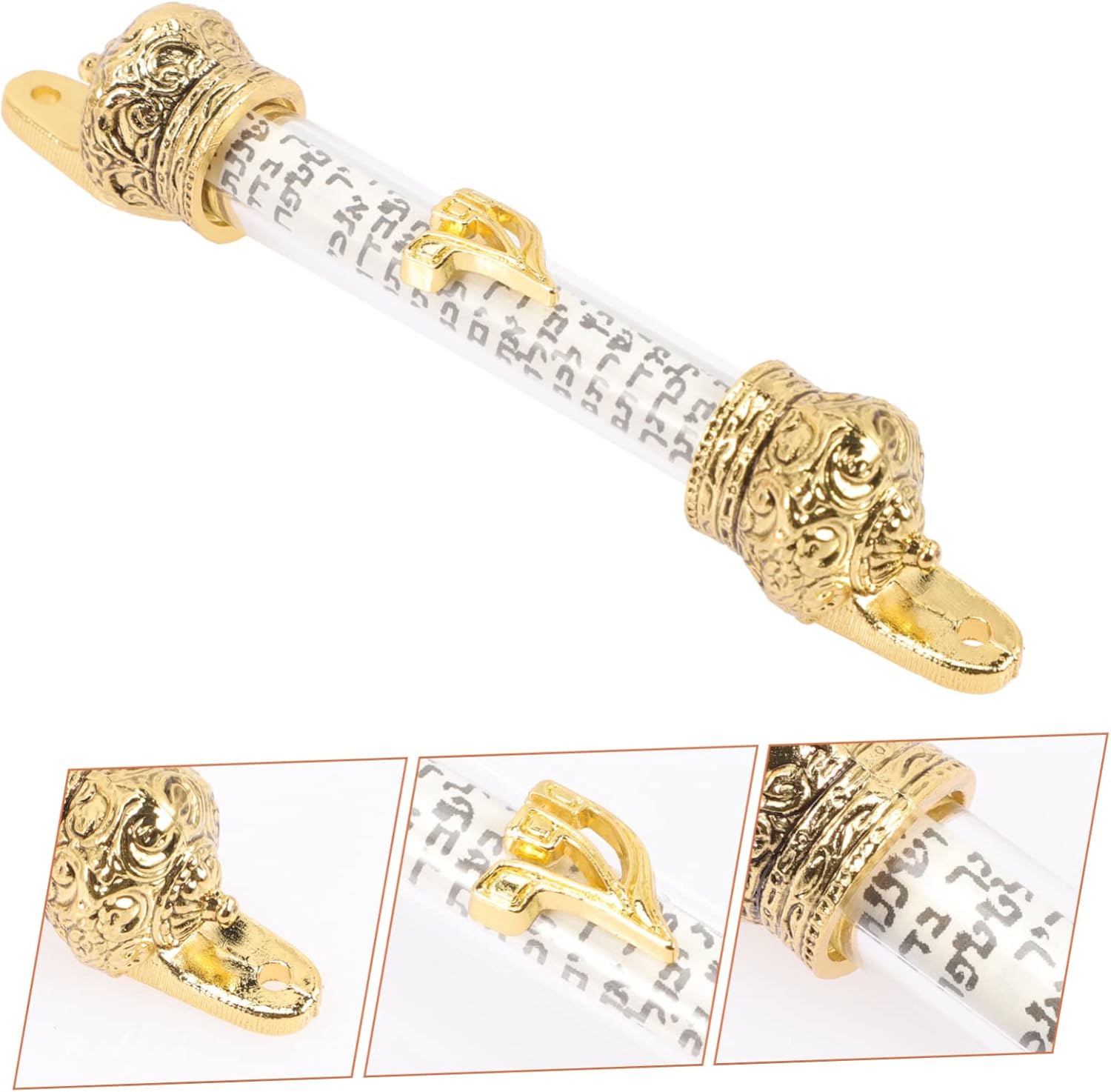 Antique Design Metal Mezuzah Door Decor
