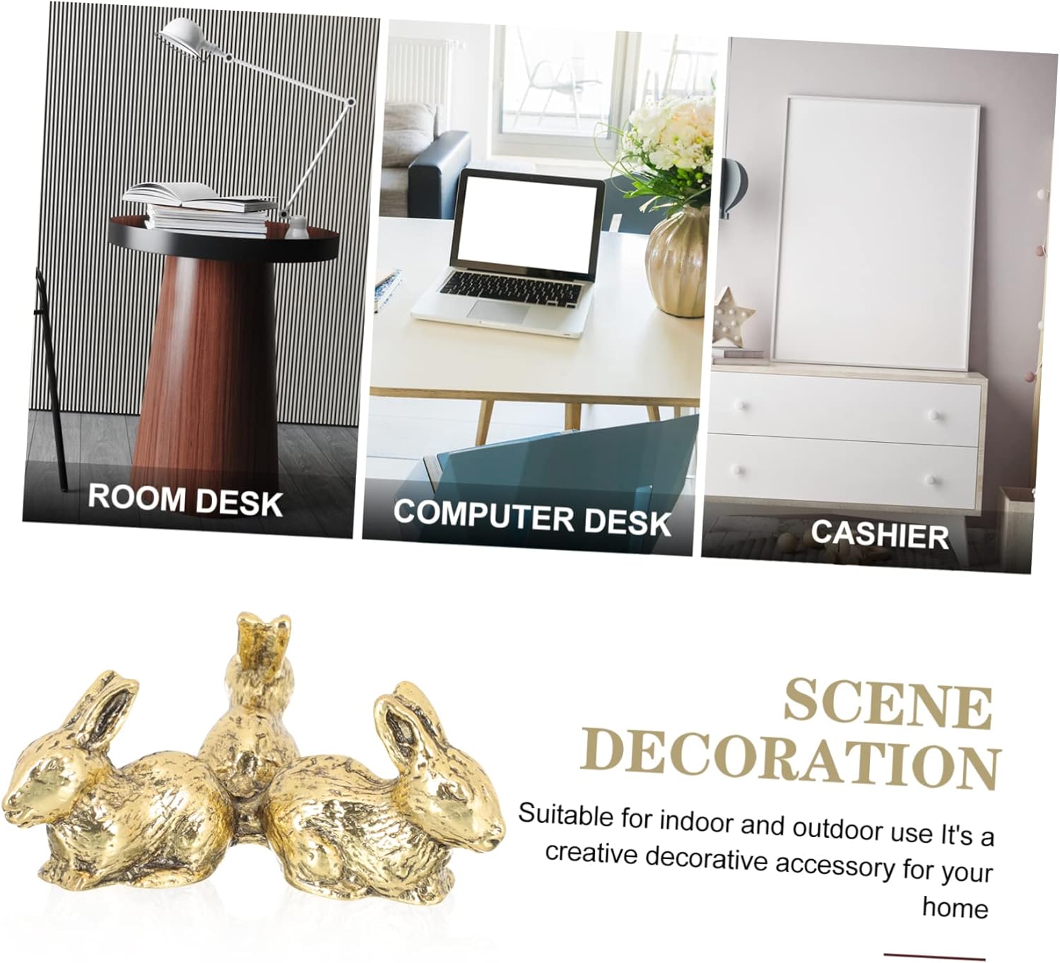 Eringogo Rabbit Shaped Crystal Ball Display Base