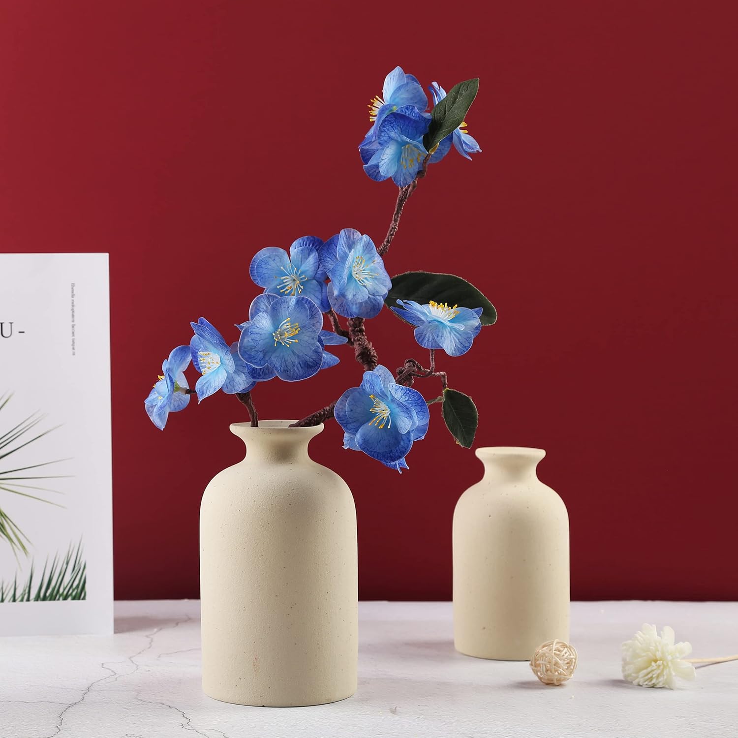 Stylish Ceramic Dry Flower Vase for Home Decor
