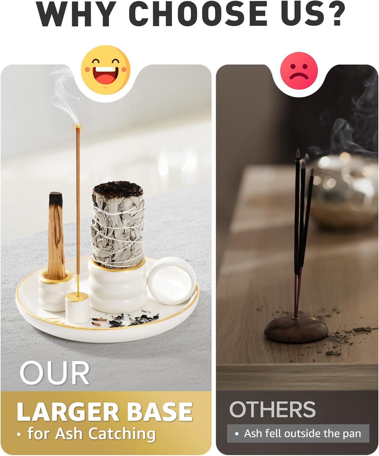 4 in 1 Incense Holder for Meditation and Gifts