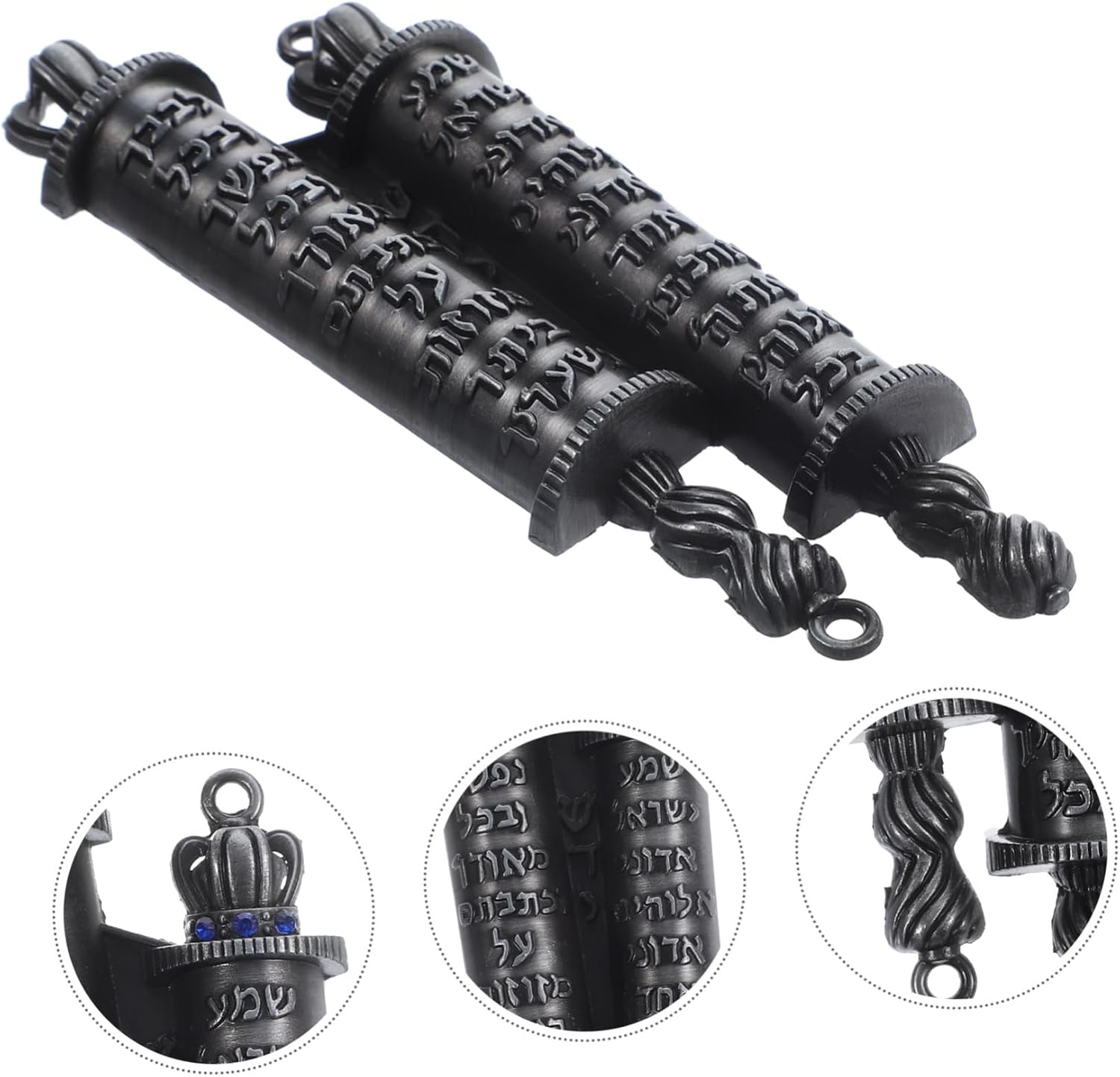 Retro Metal Mezuzah Door Decoration for Jewish Home
