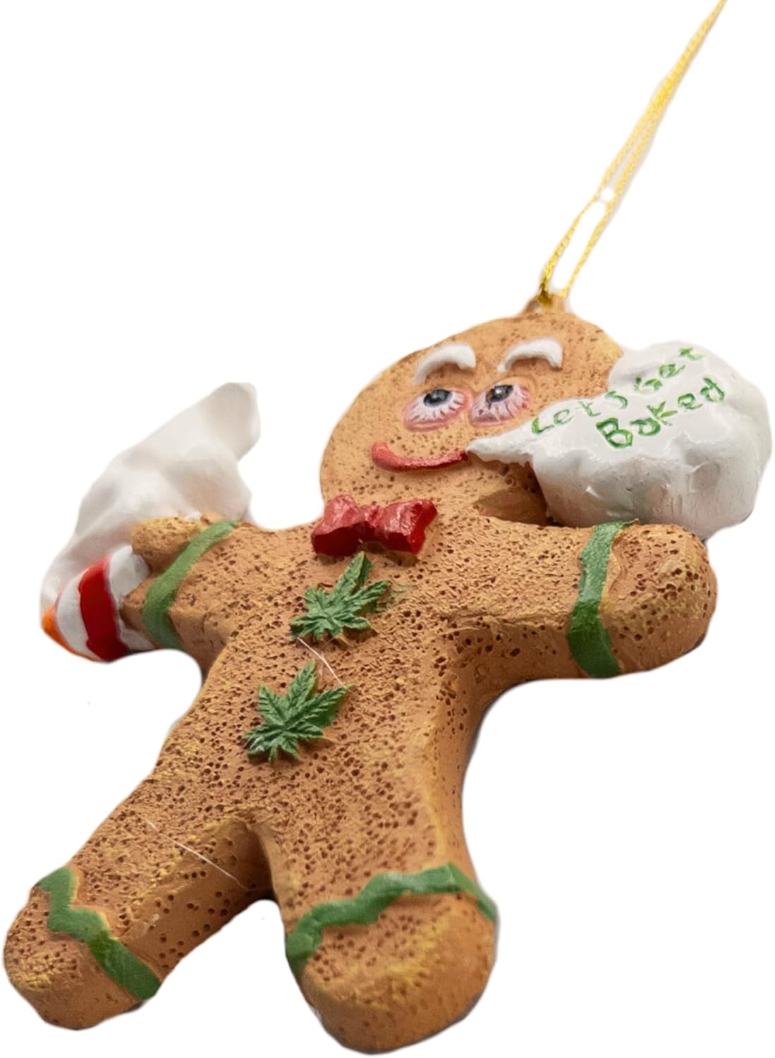 Gingerbread Man Lets Get Baked Christmas Tree Ornament