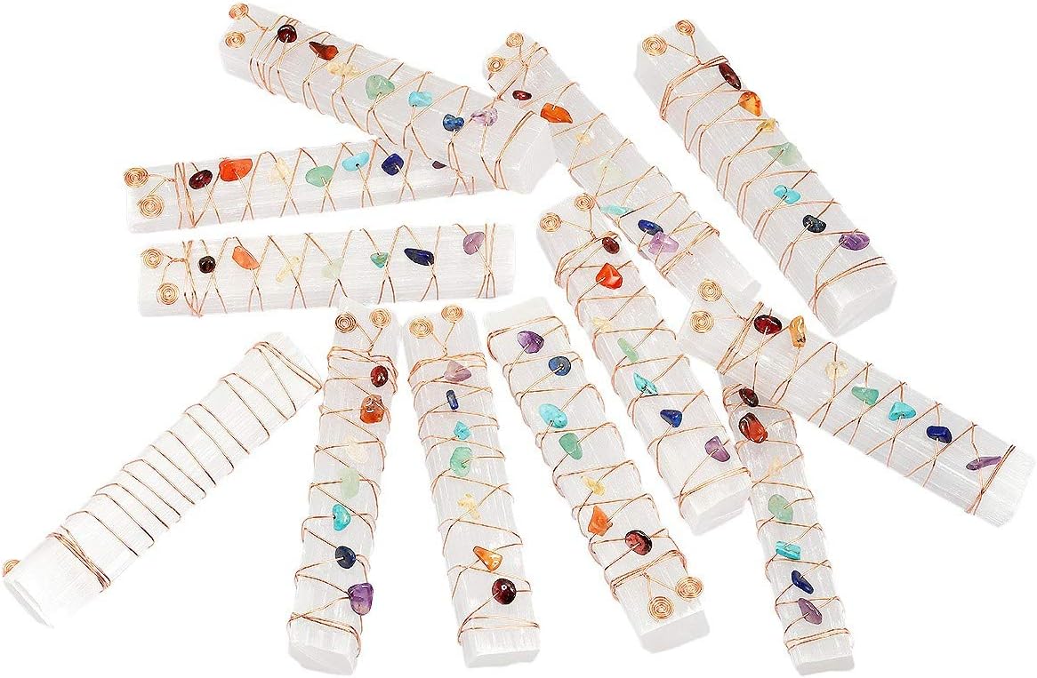 Rockcloud 3 Inch Natural Selenite Stick Healing Stone