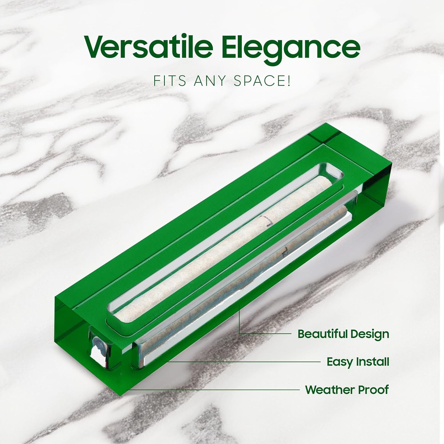 AS Mezuzot Acrylic Mezuzah Case for Door