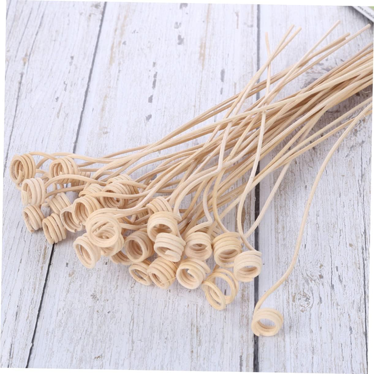 ABOOFAN 20pcs Natural Rattan Diffuser Sticks for Essential Oil