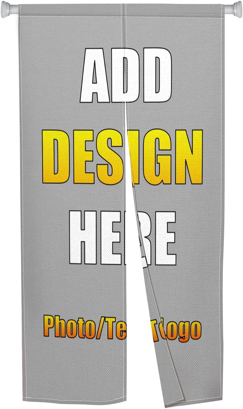 Customize Your Own Double Sided Noren Curtain for Doorway