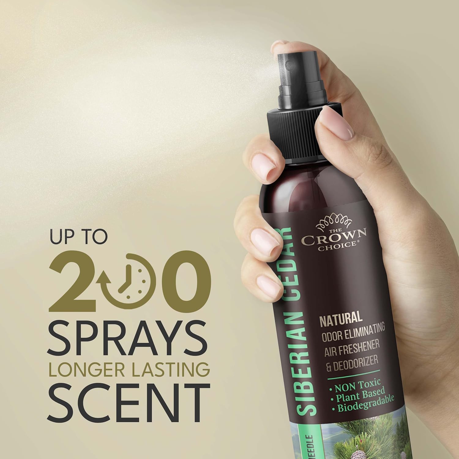 The Crown Choice Natural Cedar Oil Spray 2 Pack 4 Oz Each
