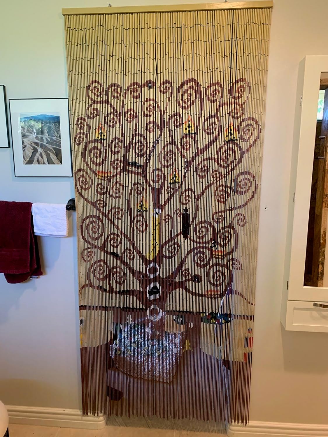 ABeadedCurtain Tree of Life Beaded Curtain with 4000 Beads