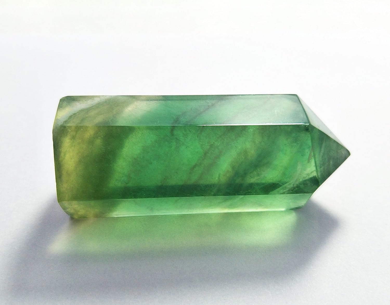 Healing Crystal Wands with Pointed Faceted Prisms for Reiki and Chakra Therapy