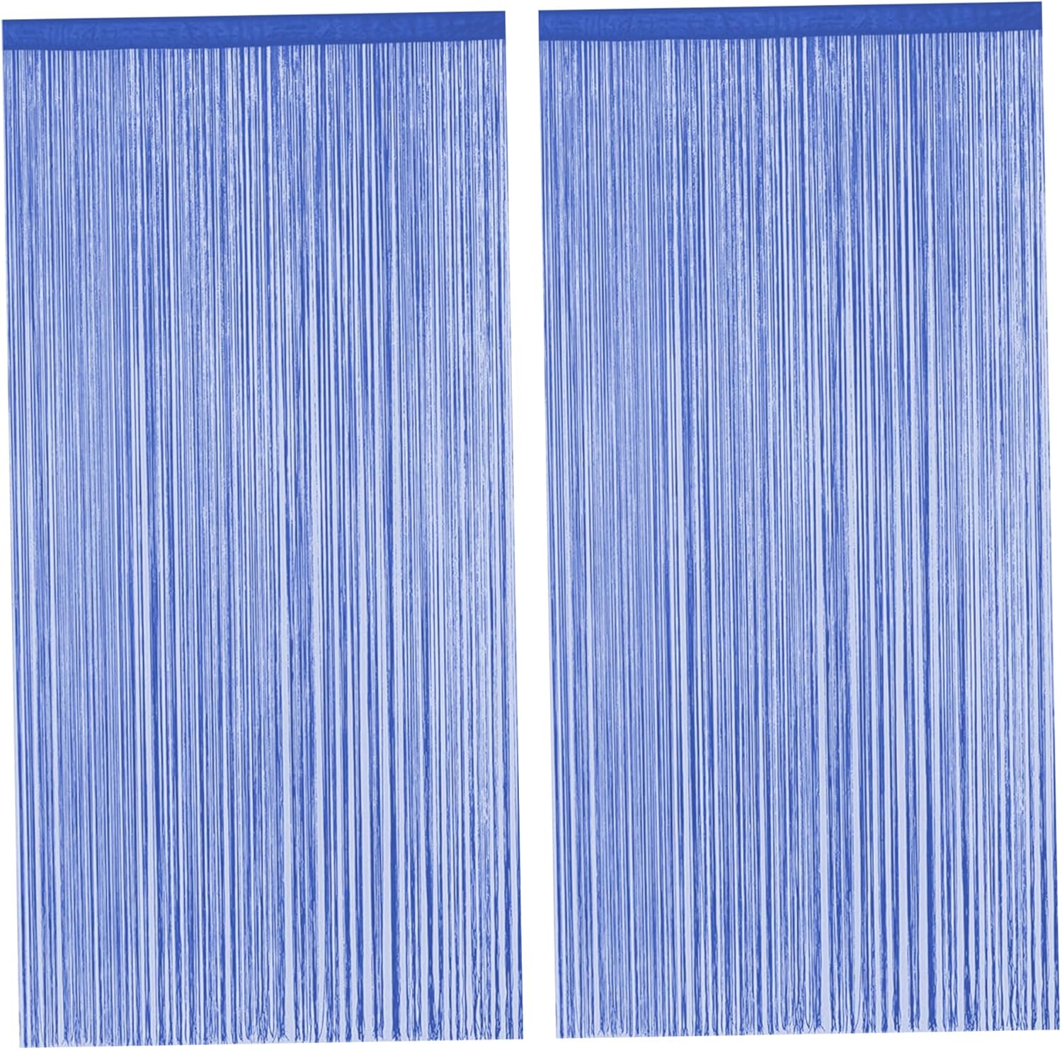 2Pcs Dark Blue String Curtains for Doorways