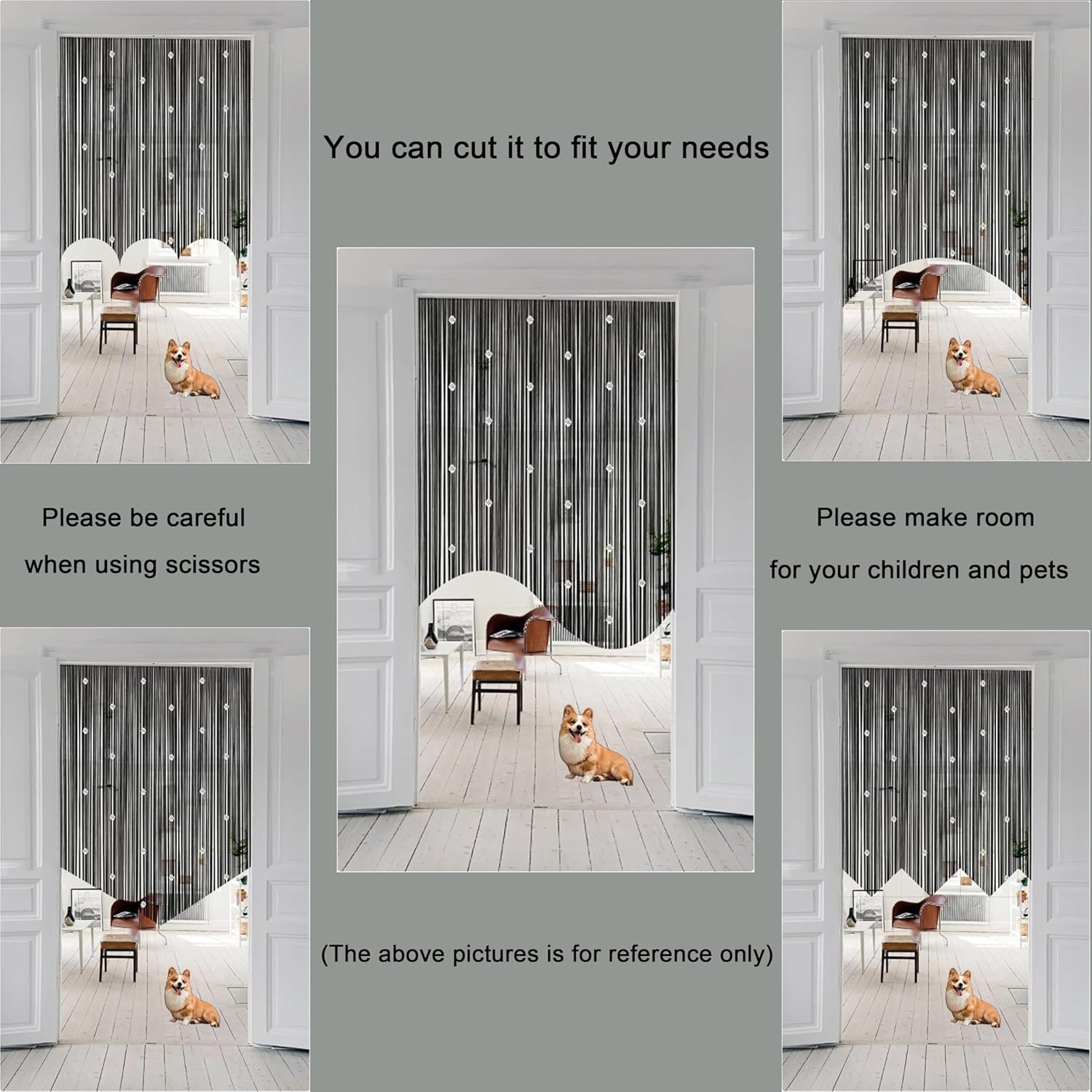 Beaded String Curtains for Boho Bedroom Decor
