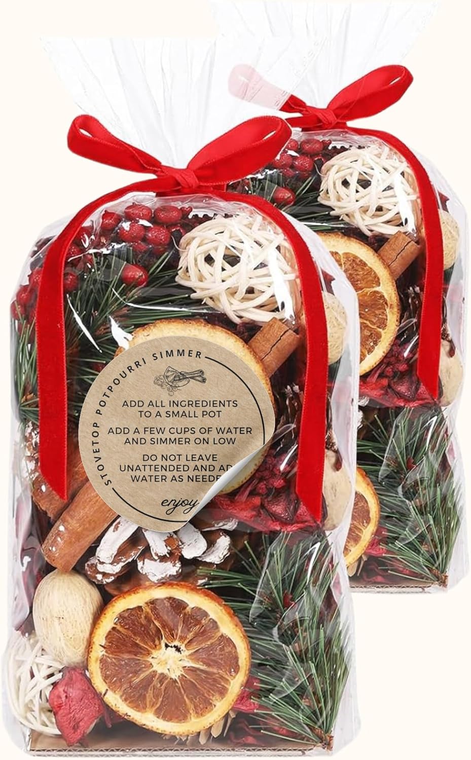 Stovetop Potpourri Instruction Label 250 Pack