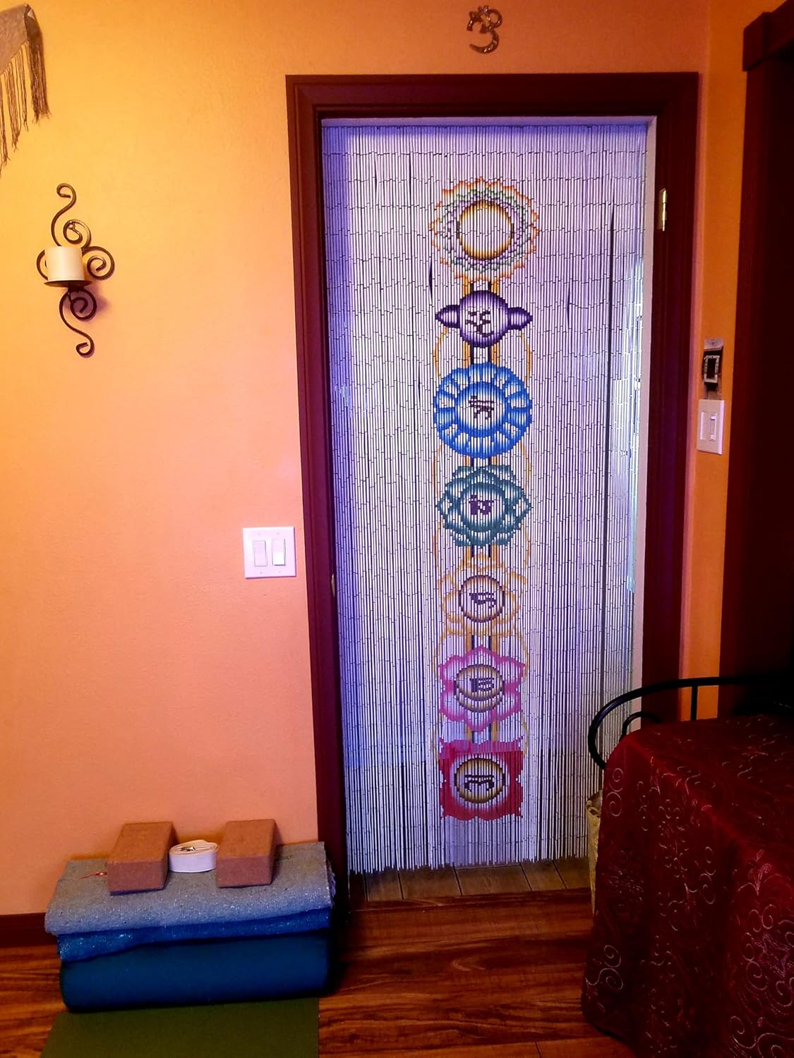 Beaded Curtain with 125 Strings and 4000 Beads