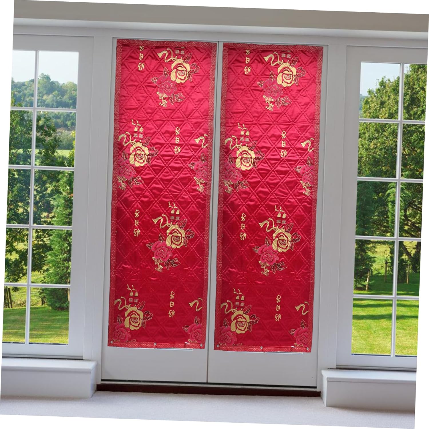 Ciieeo Thermal Insulated Door Curtain Thick Soundproof Blanket