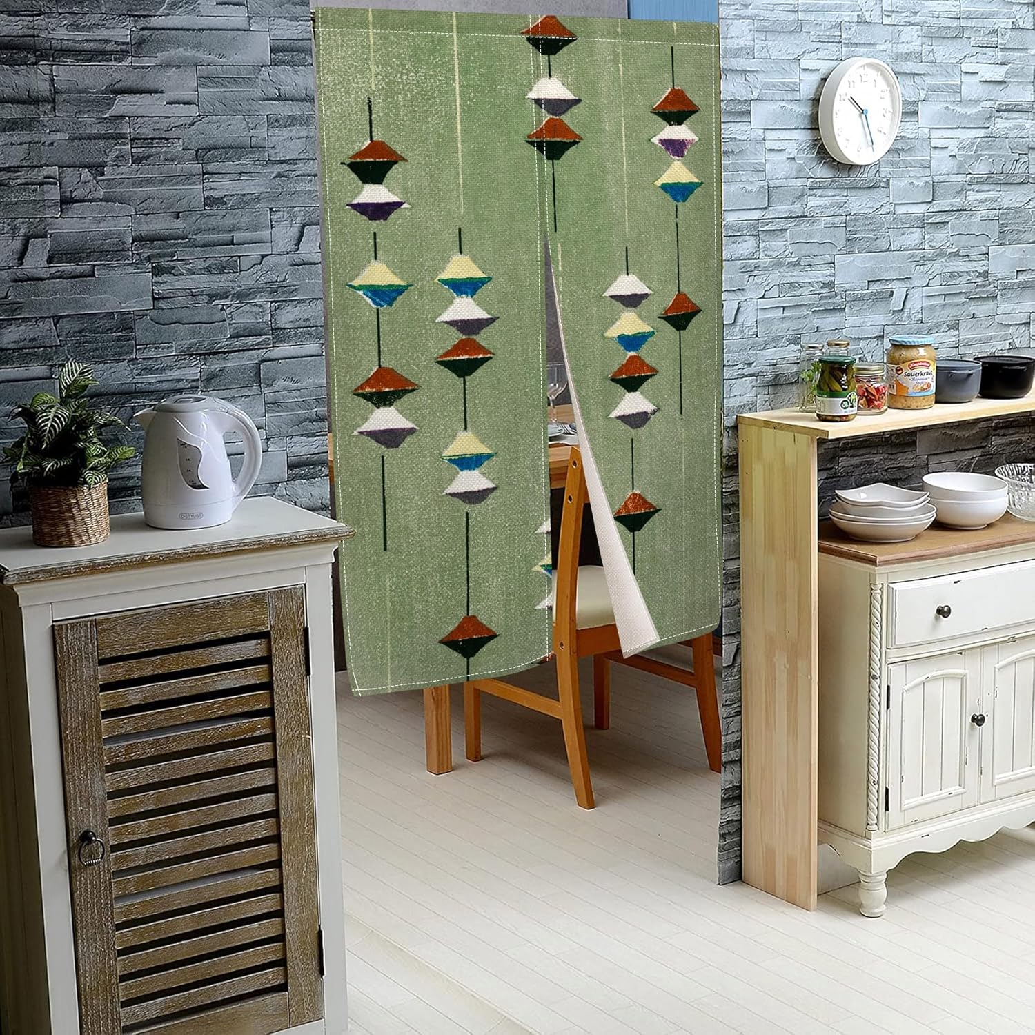 Leowefowa Noren Doorway Curtain 335 x 709 Inches