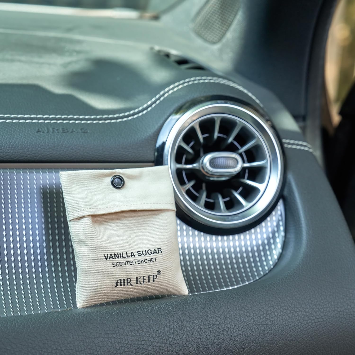Airkeep Car Air Freshener - Vanilla Sugar Sachets for Drawer and Closet