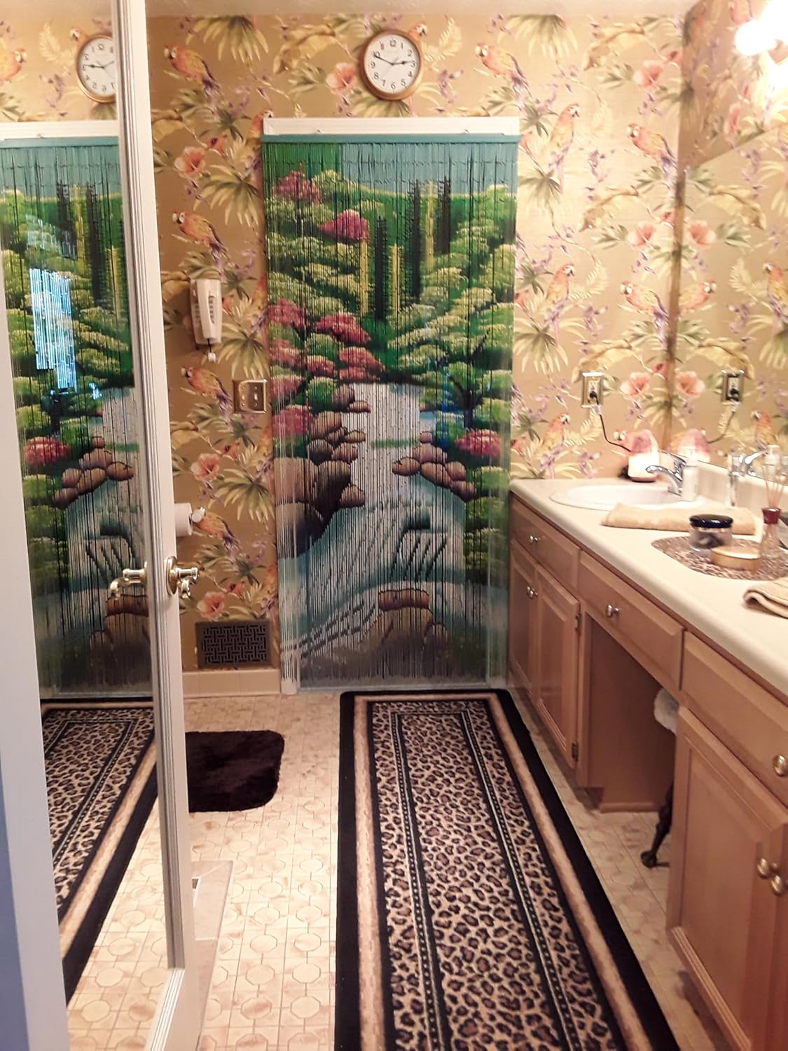 Beaded Curtain 125 String Handmade Bamboo Decor Panel