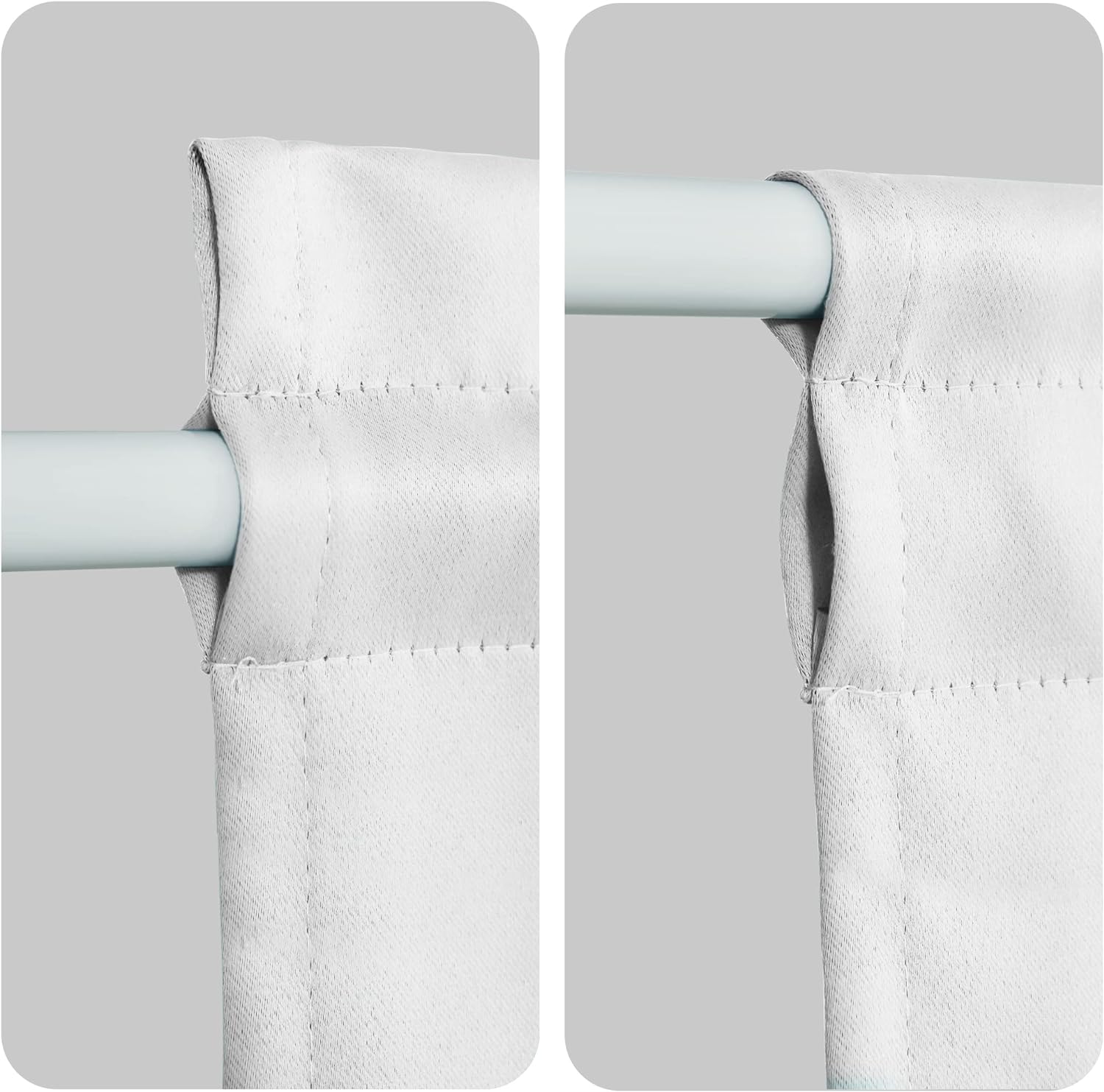 XWZO Door Curtains 36x80 Inches Blackout Panel Rod Pocket