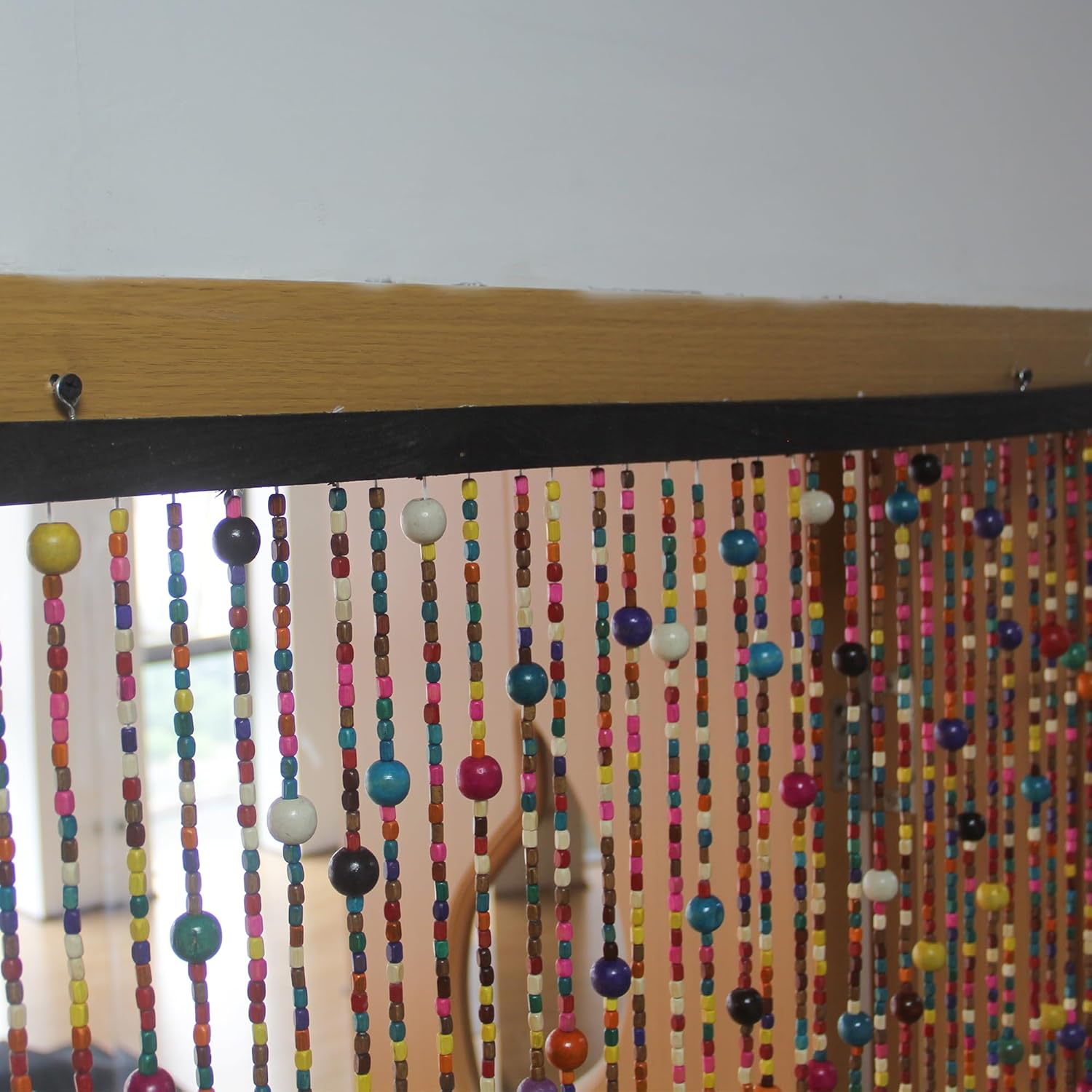 38 Strands Rainbow Boho Door Bead Curtain