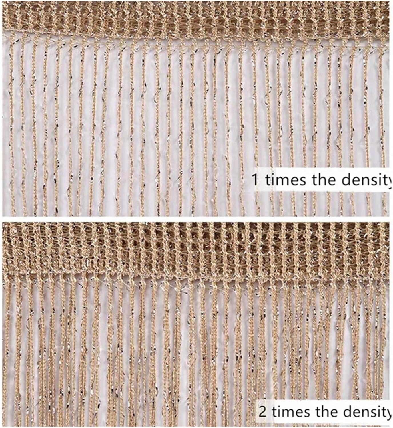Silver Glitter Door String Curtain 100x200cm