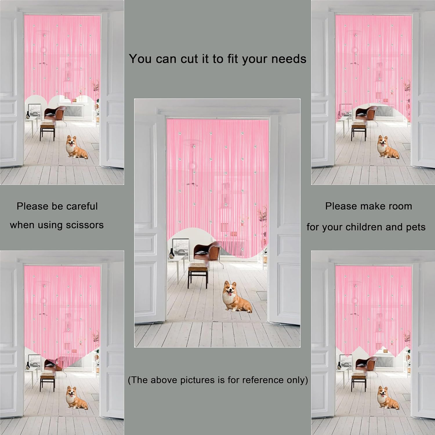 Beaded String Curtains for Doorways Boho Bedroom Decor