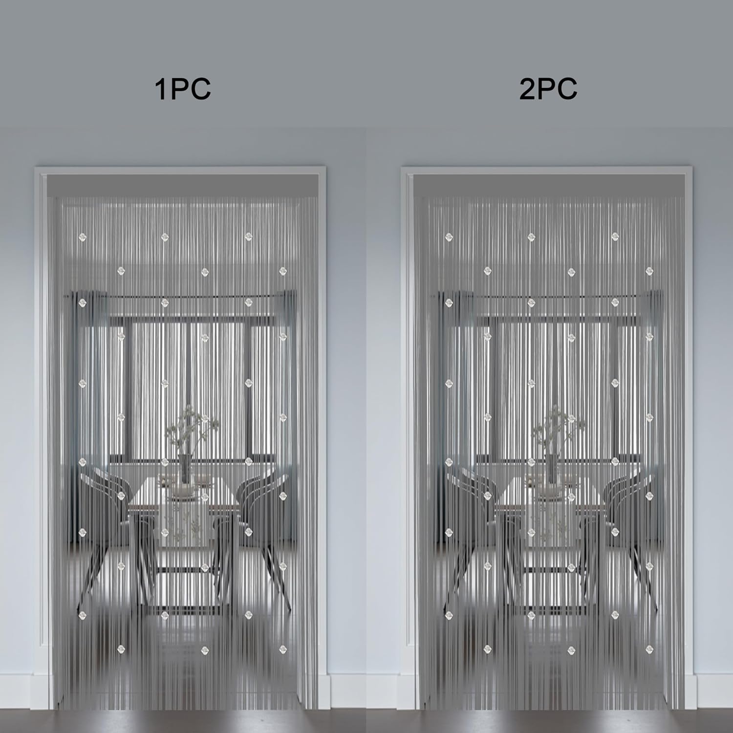 Beaded String Curtains for Doorways Boho Decor
