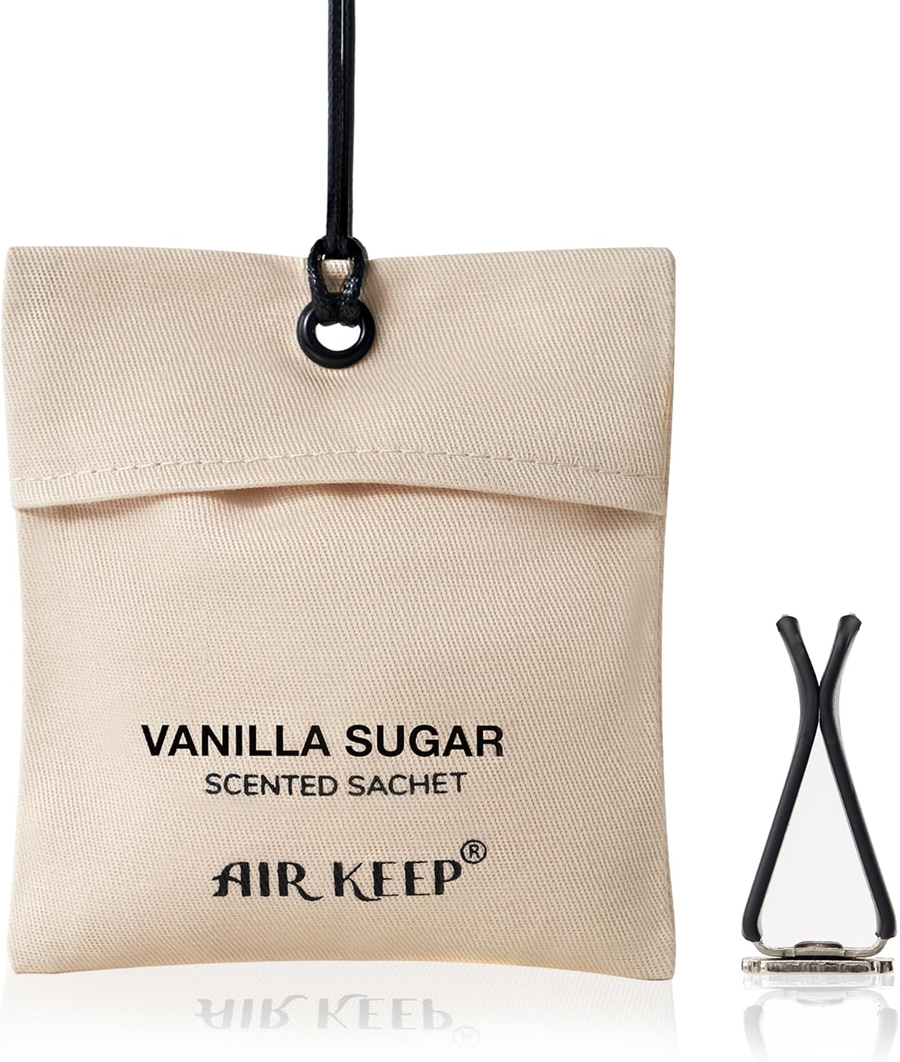 Airkeep Car Air Freshener - Vanilla Sugar Sachets for Drawer and Closet