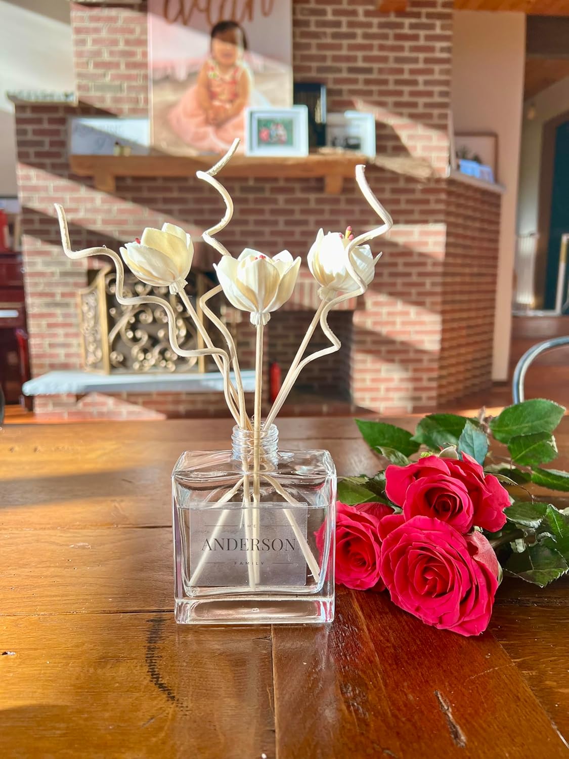 Personalized Reed Diffuser Set with Beets and Apples