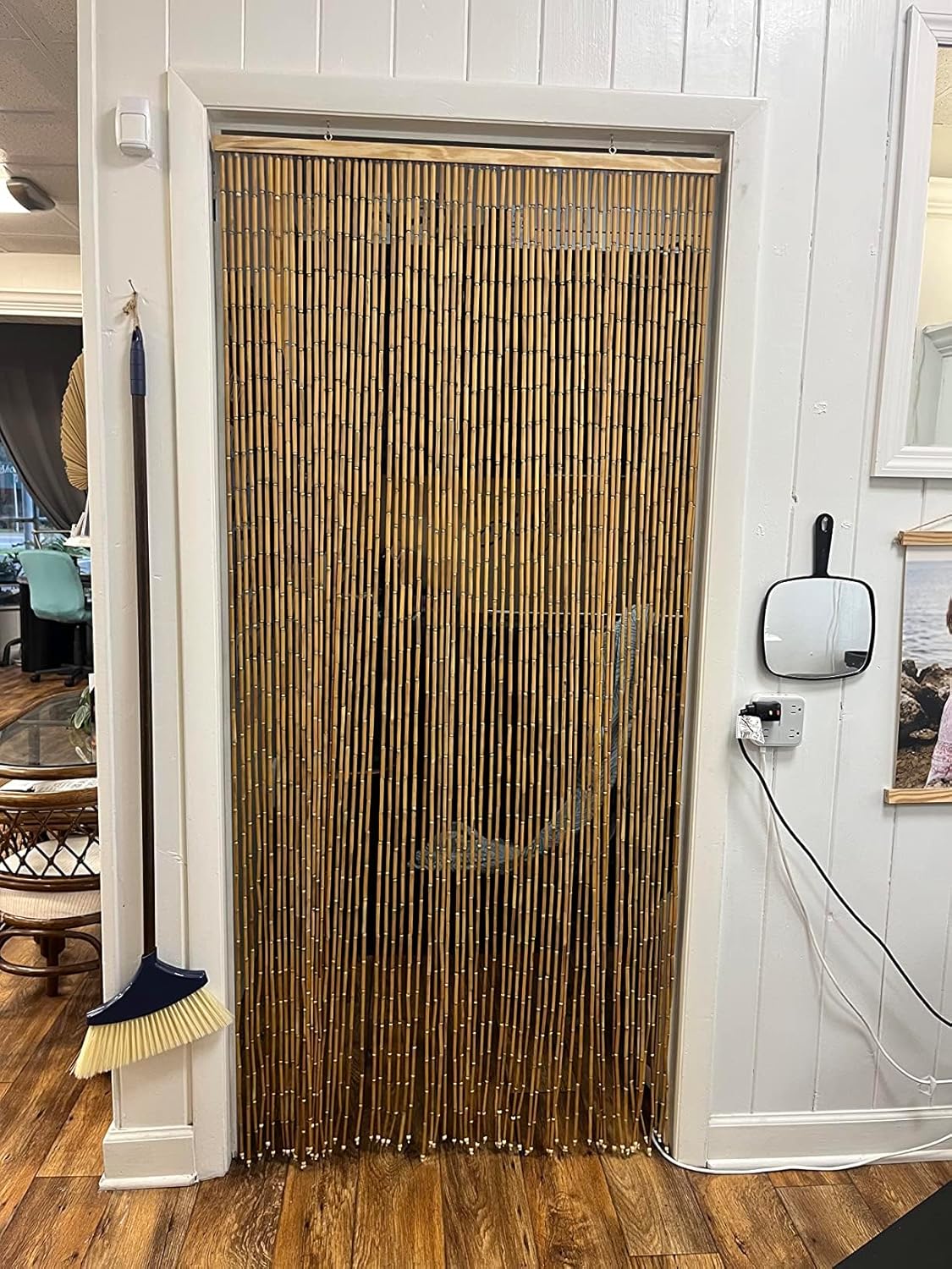 Real Bamboo Beaded Curtain - Commercial Grade