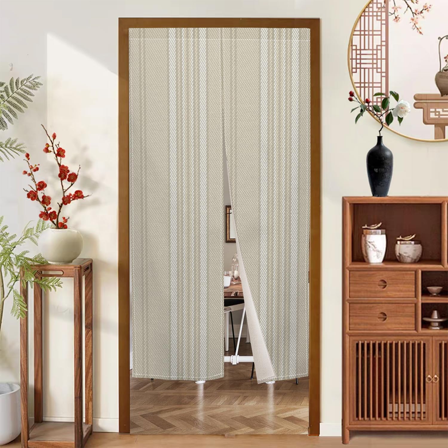 Boho Style Door Curtain Japanese Noren Panel 335x709