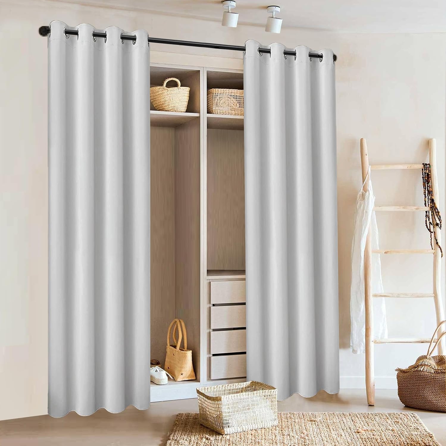 Curtain as Bedroom Door Sound Proof for Doorway Cover