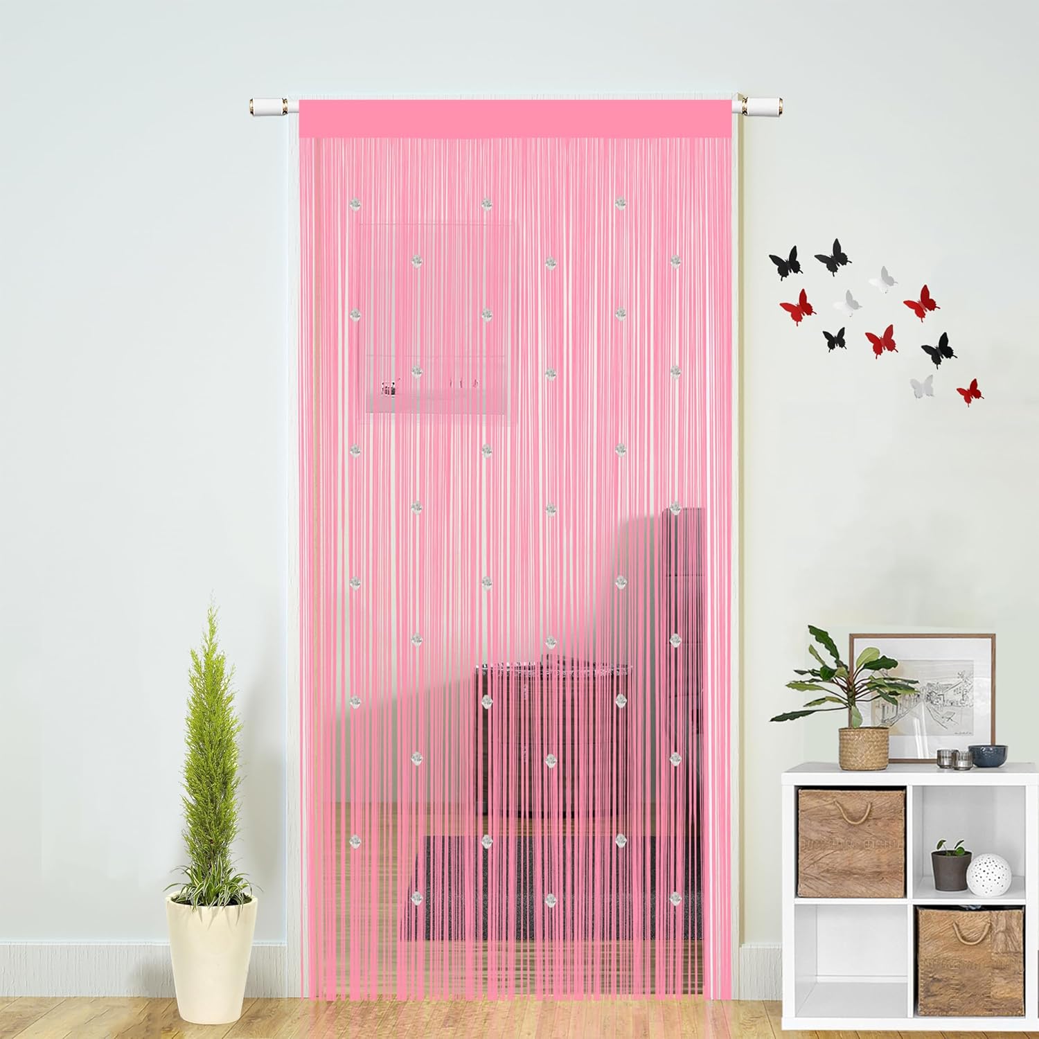 Beaded String Curtains for Doorways Boho Bedroom Decor