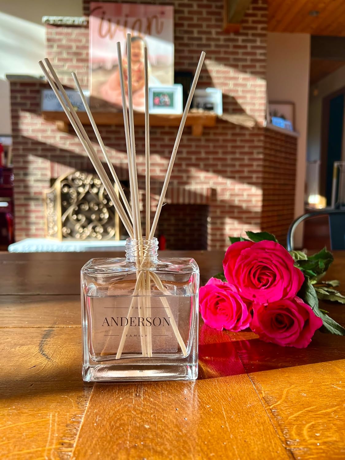 Personalized Reed Diffuser Set with Beets and Apples