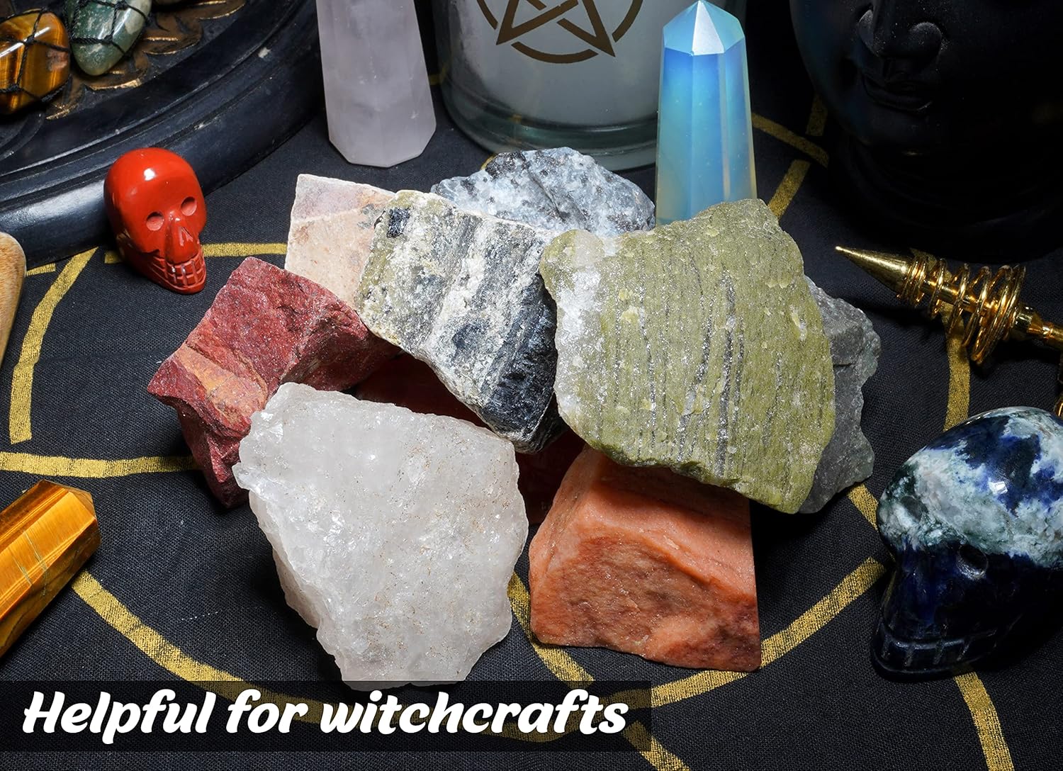 Mixed Raw Stones For Jewelry Making 1 lb Rough Gemstones