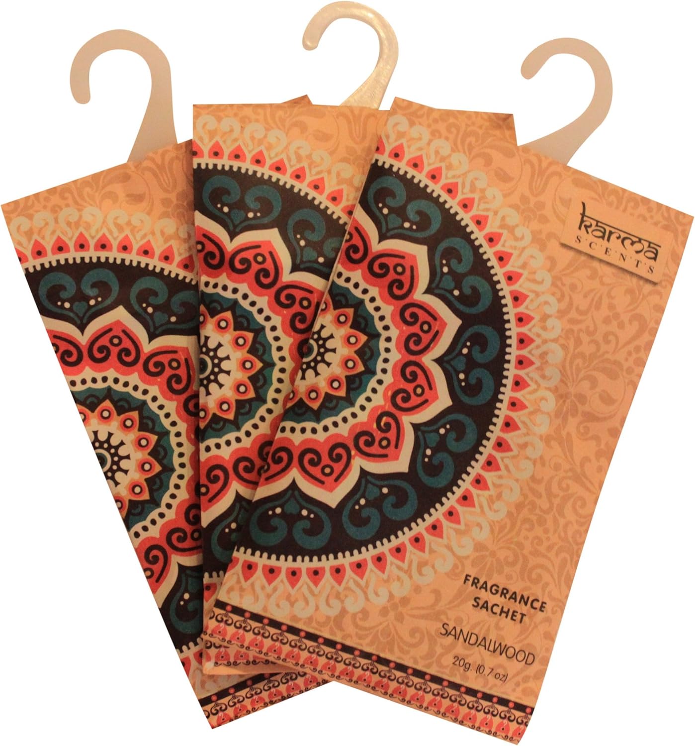 Karma Scents Premium Sandalwood Sachets for Home and Car Use