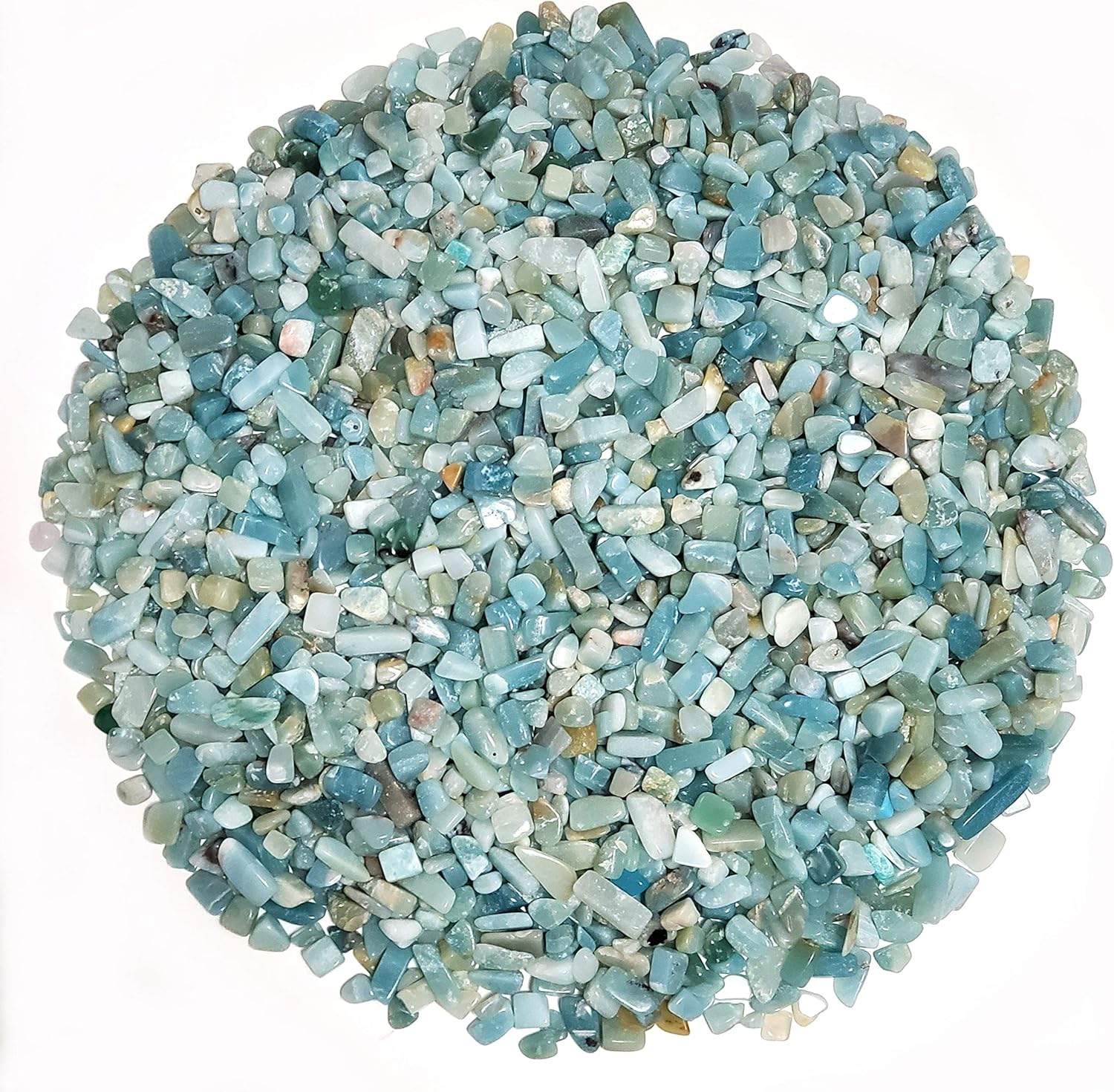 Clarent JM Amazonite Tumbled Stones 11 lb Jewelry Crafting