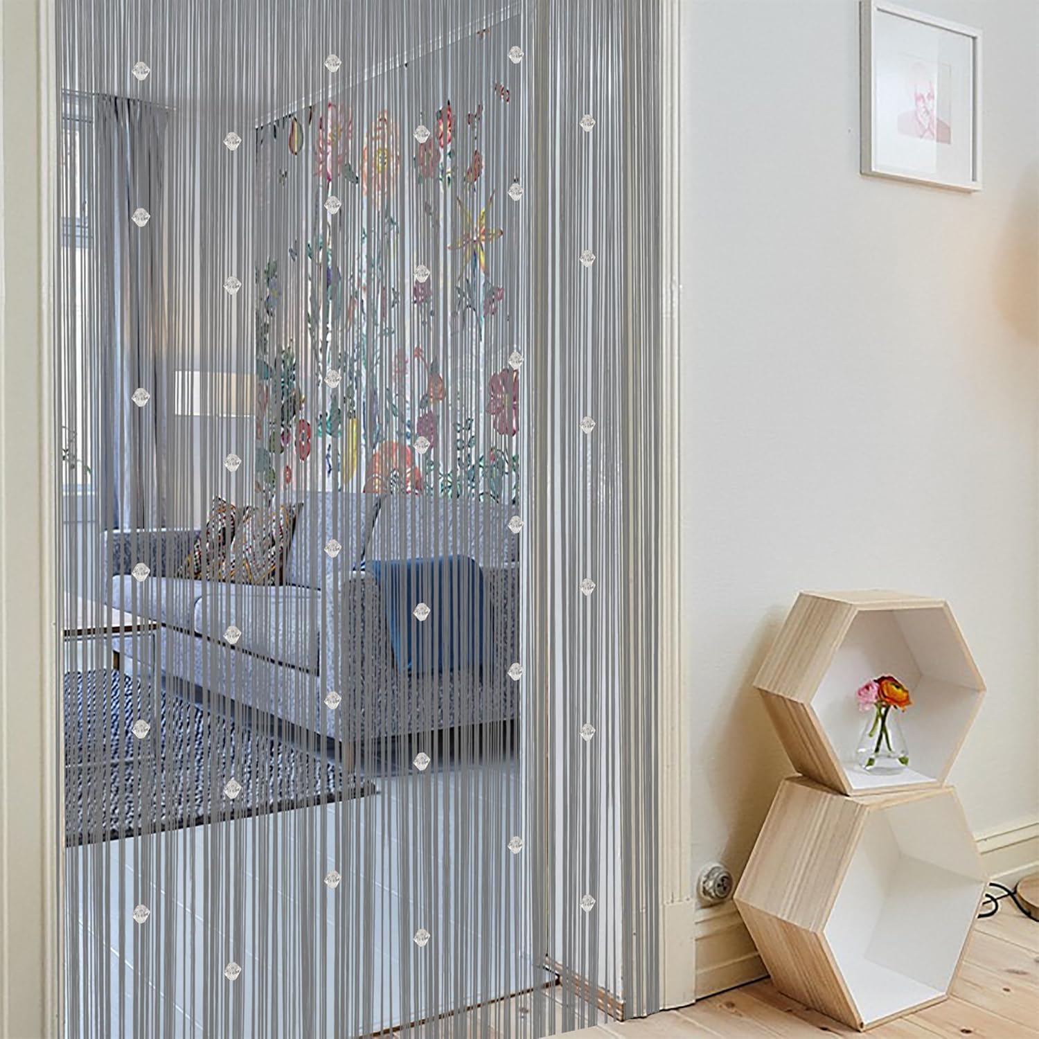 Beaded String Curtains for Doorways Boho Decor