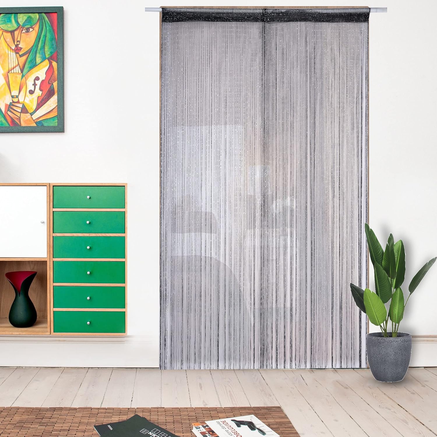 Vagasi Beaded Curtain 2 Pack for Doorways