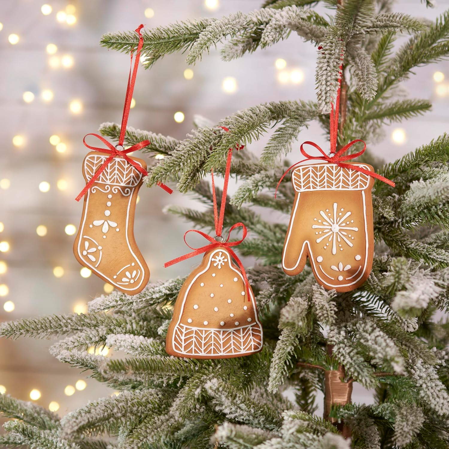 Primitives by Kathy Winter Gingerbread Ornament Set 1