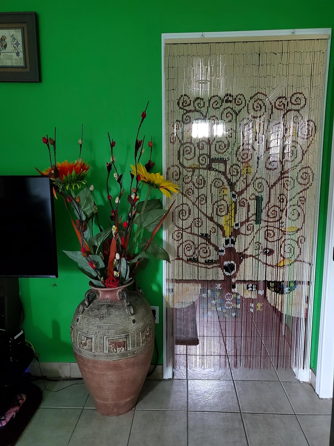 ABeadedCurtain Tree of Life Beaded Curtain with 4000 Beads