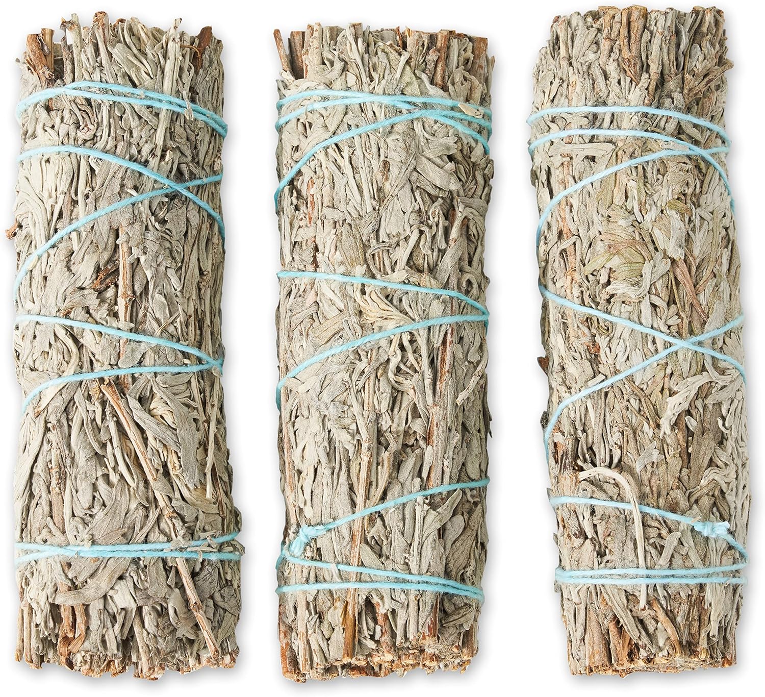 Blue Sage Smudge Sticks 4 Inch - Natural Healing Uplifting Energy